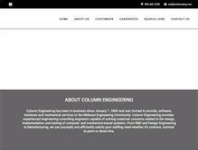 Tablet Screenshot of columneng.com